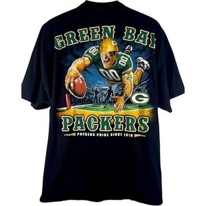 Green Bay Packers Majestic Men’s Graphic Team Packers Pride Tee Shirt Shirt XXL